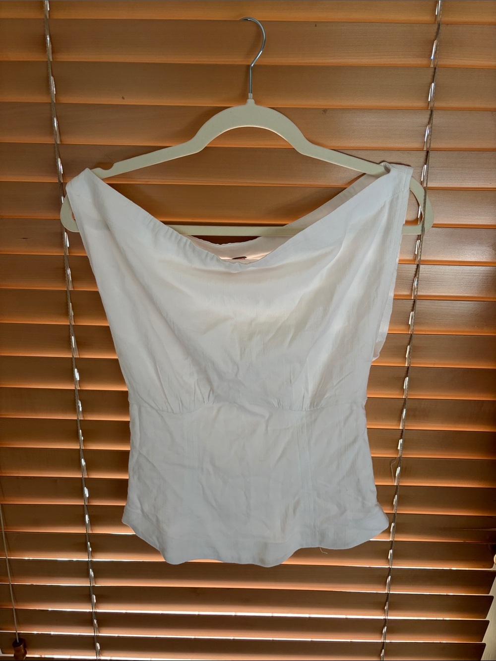Free People White Off-Shoulder Camisole